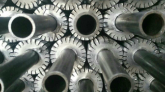 extruded serrated finned tubes